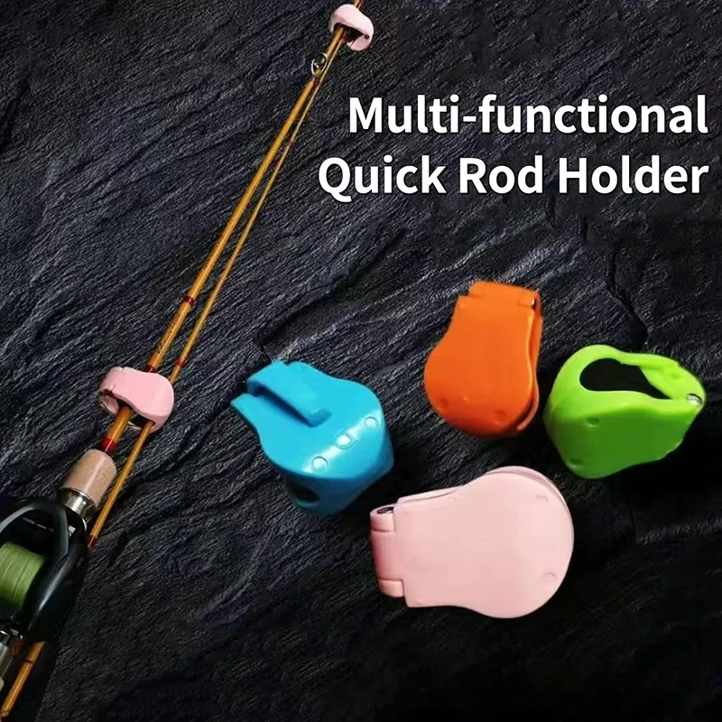 釣り竿固定クリップ2個入り、コンパクト設計の釣り竿ホルダー、 - Fishing Belt のレビューと価格