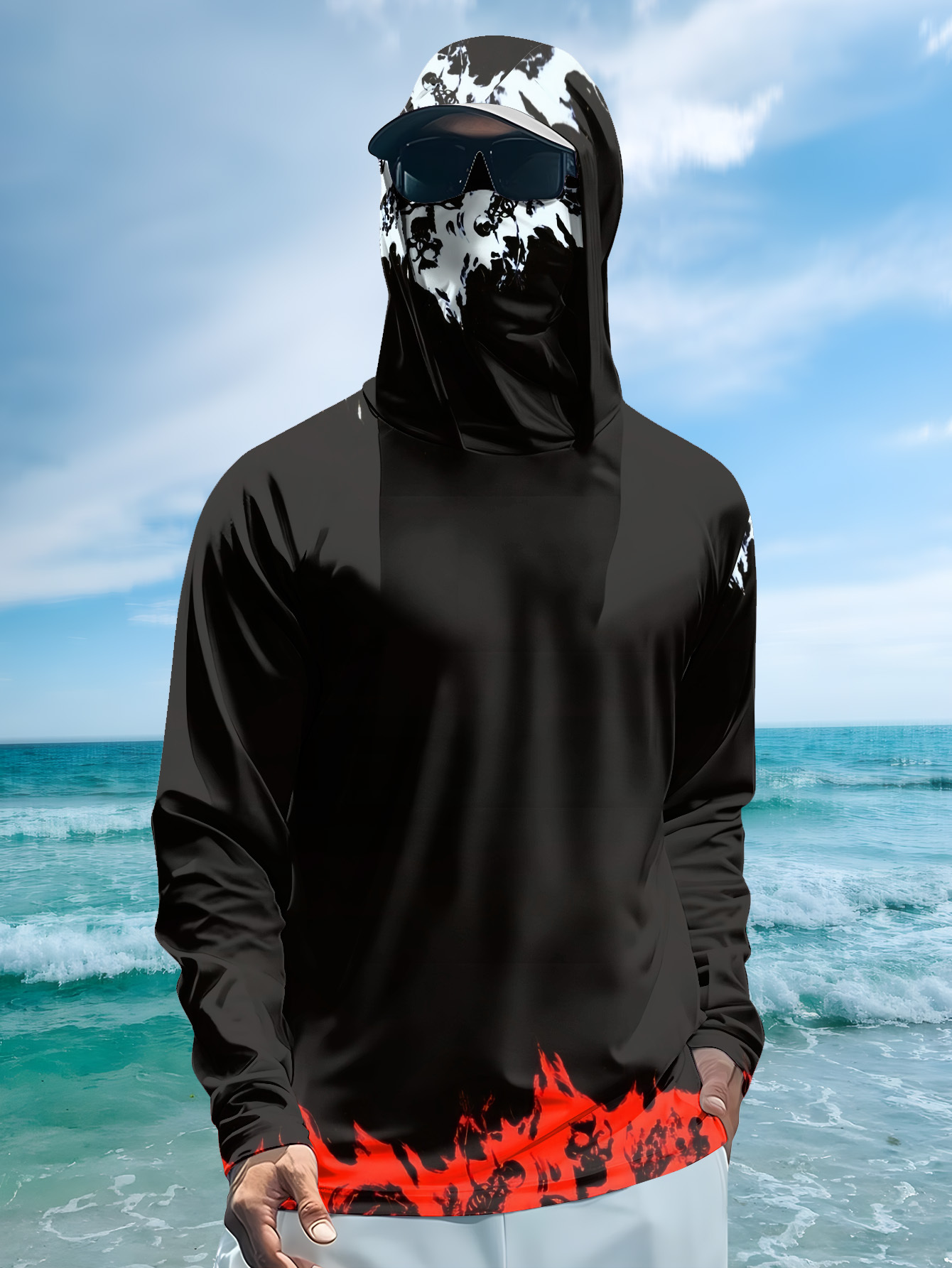 メンズ フィッシングシャツ 長袖 フィッシングウェア UVカ - Fishing Shirt Uv Protection のレビューと価格