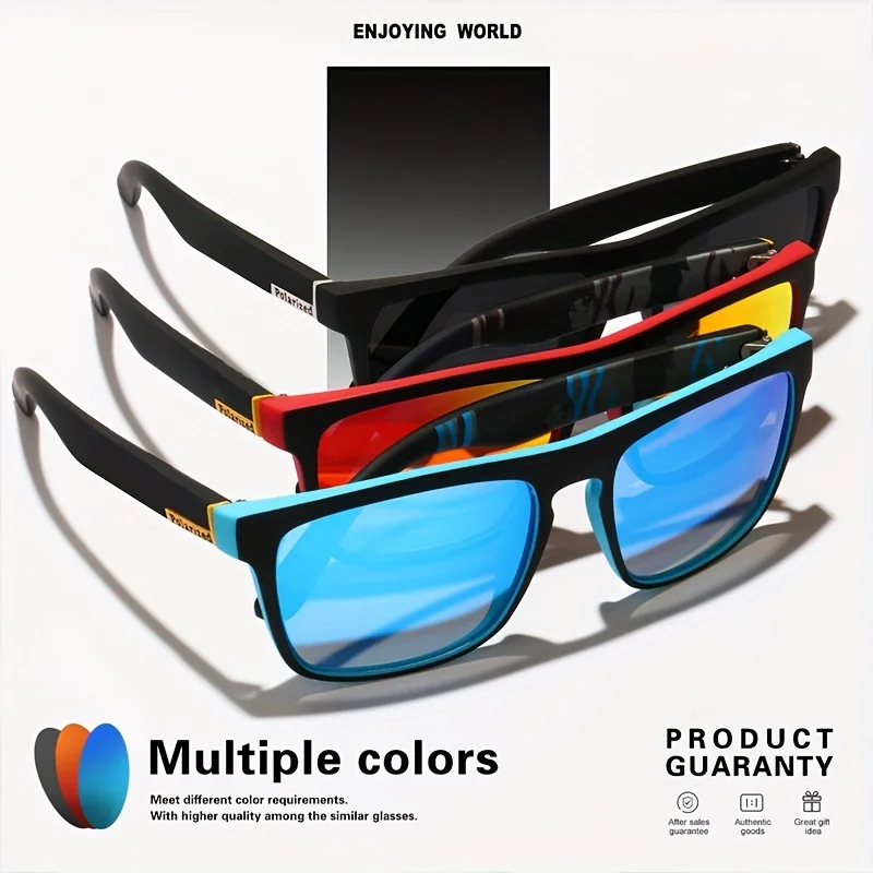 1/3個入り、ヴィンテージ風スクエア型、高級感のあるサングラ - Fishing Sunglasses Polarized のレビューと価格